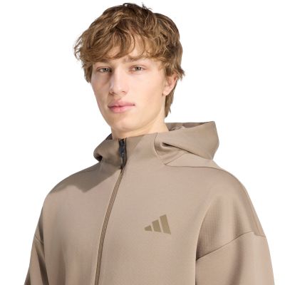4. Bluza męska adidas Z.N.E. Full Zip beżowa KF3828