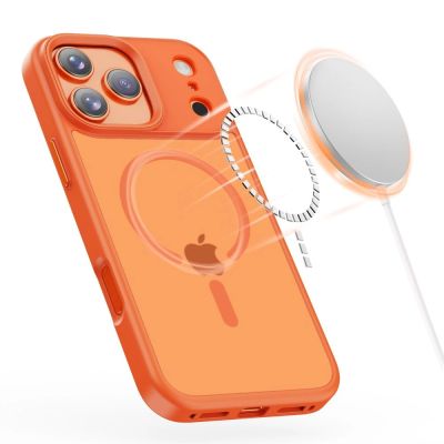 4. Etui Tech-Protect MagMat MagSafe na iPhone 17 Pro Max - pomarańczowe