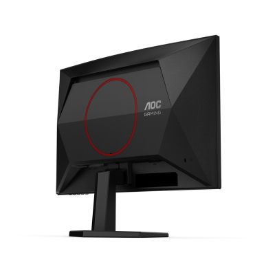 13. AOC G4 23.6" VA FHD 180Hz monitor komputerowy 59,9 cm (23.6") 1920 x 1080 px Full HD LCD Czarny, Czerwony
