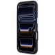 5. Etui BMW Sign Inclined Deboss Letters MagSafe na iPhone 17 Pro / 18 Pro - niebieskie