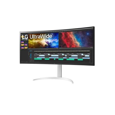 2. LG 38BQ85C-W monitor komputerowy 95,2 cm (37.5") 3840 x 1600 px Quad HD+ Biały