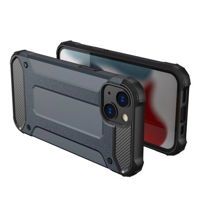 2. Hybrid Armor etui iPhone 14 pancerny hybrydowy pokrowiec niebieskie