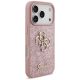 4. Etui Guess Fixed Glitter Big 4G na iPhone 17 Pro / 18 Pro - różowe