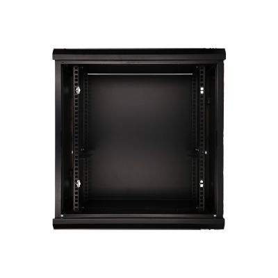 12. Extralink Szafa rack 12U 600x600 Czarna montowana na ścianie