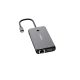 9. Adapter Verbatim CMH-14 USB Type-C 5000 Mbit/s Srebrny