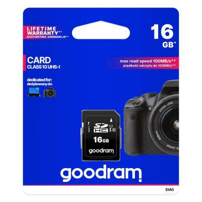 3. Karta pamięci GoodRam S1A0-0160R12 (16GB; Class 10, Class U1, V10; Karta pamięci)