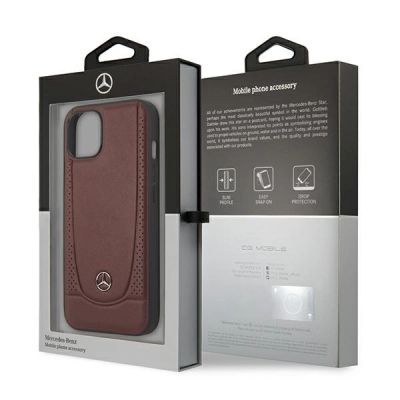 8. Etui Mercedes Urban Line na iPhone 13 mini - czerwone