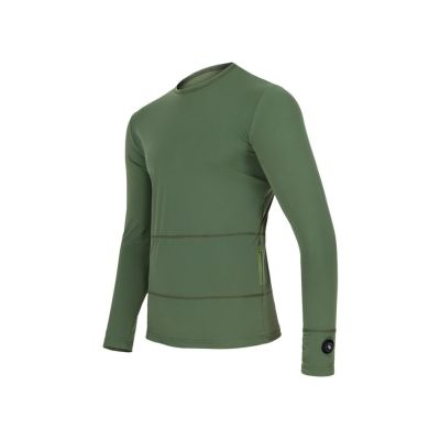 7. Glovii GJ1CM koszula/top Bluza Wycięcie pod szyją Długi rękaw Elastan, Poliester