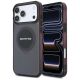 Etui Mercedes AMG IML Transparent Bicolor Block MagSafe na iPhone 18 Pro Max / 17 Pro Max - czarno-burgundowe