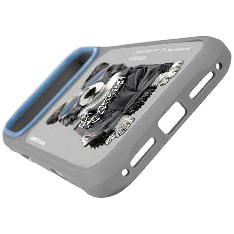 2. Etui Nimmy Glasses Cool nag na iPhone 17 Pro Max - szare