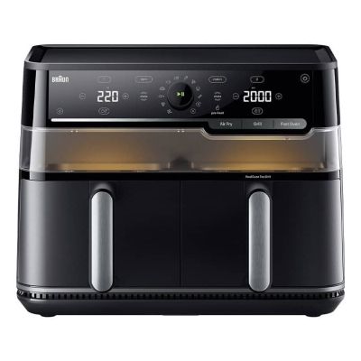 2. Braun TwinCook 5 Podwójny 10 l Autonomiczny 2800 W Frytkownica na gorące powietrze Czarny