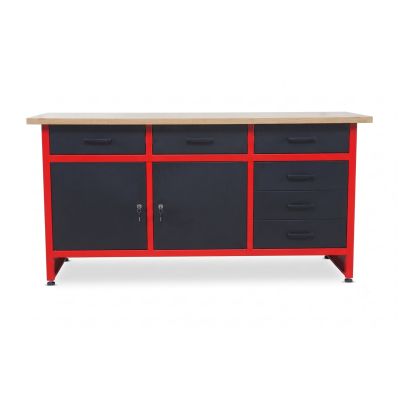 AWTOOLS STÓŁ WARSZTATOWY 6 SZUFLAD 160x60x85cm