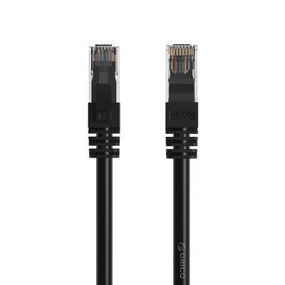 4. Kabel sieciowy Ethernet Orico PUG-C6 CAT6 1000Mbps RJ45 internetowy LAN okrągły 20 m - czarny