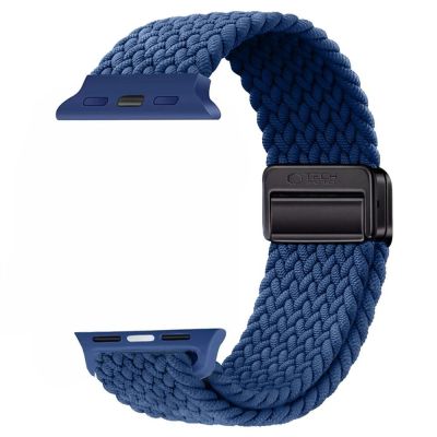 8. Pasek Tech-Protect Nylonmag do Apple Watch 4 / 5 / 6 / 7 / 8 / 9 / SE / Ultra 1 / 2 (42 / 44 / 45 / 49 mm) - niebieski