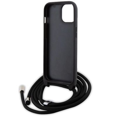 6. Etui Karl Lagerfeld Crossbody Saffiano Metal Pin Karl&Choupette na iPhone 15 - czarne
