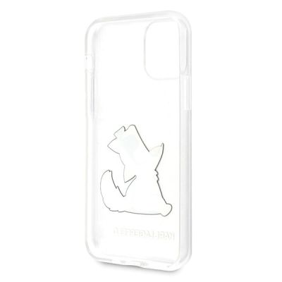 6. Etui Karl Lagerfeld Choupette Fun na iPhone 11 / Xr - przezroczyste