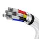 5. Kabel Baseus Cafule Metal 100W USB-C - USB-C 2m - biały