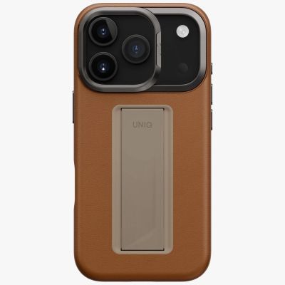 2. Etui UNIQ Heldro Pro Magclick Charging na iPhone 17 Pro - brązowe