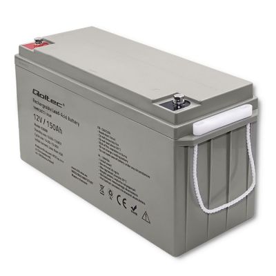 8. QOLTEC AKUMULATOR AGM 12V | 150AH | MAX.2250A