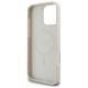 7. Etui Guess Grained Gold Ring MagSafe na iPhone 16 Pro Max - beżowe