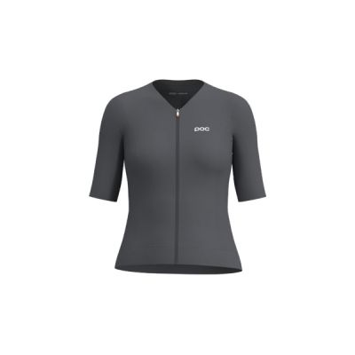 Koszulka rowerowa POC W's Raceday S/S Jersey szara