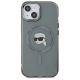 3. Karl Lagerfeld KLHMP15SHLSKIK iPhone 15   6.1" czarny/black hardcase IML Metal Karl Head MagSafe