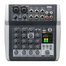 DNA QMX602 analogowy mikser dźwięku 6 kanałów Blue