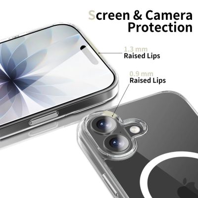 4. Etui Tech-Protect Flexair Hybrid CC MagSafe na iPhone 17 - przezroczyste