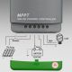 5. Qoltec Solarny regulator ładowania MPPT z czujnikiem temperatury 80A |12V / 24V / 36V / 48V | LCD | Bluetooth | APP | GEL | LiFePO4