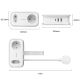3. Listwa zasilająca Orico APP 15.5W 5w1 2x AC + 2x USB-A + 1x USB-C - biała