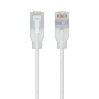 Ubiquiti UACC-Cable-Patch-EL-C6A-12M-W kabel sieciowy Półprzezroczysty, Biały Cat6a Okrągły
