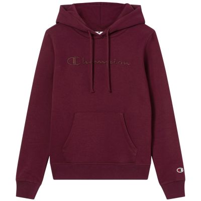 2. Bluza damska Champion Hooded Sweatshirt bordowa 118379 RS522