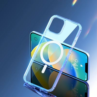 11. Dux Ducis Clin magnetyczne etui do iPhone 14 Plus kompatybilne z MagSafe przezroczysty