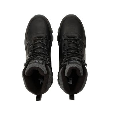4. Lee Cooper buty sportowe męskie zimowe trzewiki czarne ocieplane