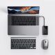 12. Hub USB-C Baseus PioneerJoy 4xUSB-A 3.0 - szary
