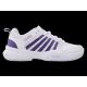 Sneakersy K-swiss COURT EXPRESS 2 CLAY WHITE/PURPLE HAZE/NEON LAVENDER-M (94429-151-M)