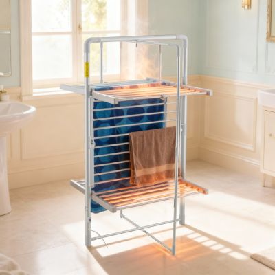 10. Adler AD 7829 Składana elektryczna suszarka do ubrań