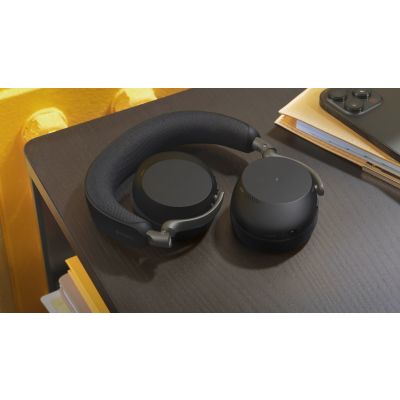 2. Jabra Evolve3 75 Zestaw słuchawkowy Bezprzewodowy Opaska na głowę Połączenia/muzyka USB Type-C Bluetooth Czarny