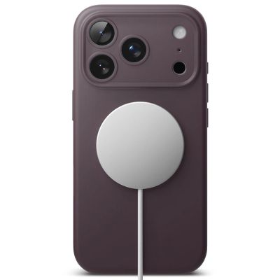 4. Etui Ringke Silicone MagSafe na iPhone 18 Pro Max / 17 Pro Max - dark cherry