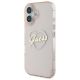 2. Etui Guess IML Heart na iPhone 16 - różowe