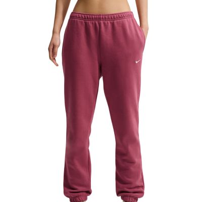 3. Spodnie damskie Nike Studio Fleece różowe IM8076 654