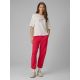 3. T-shirt regular z nadrukiem damski 4F 4FRSS26TTSHF3704-11S