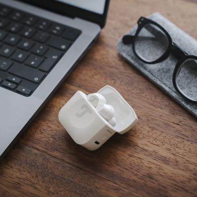 7. Teufel AIRY TWS Pro True-Wireless Słuchawki douszne Bluetooth srebrno-białe - Słuchawki - 20 KHz