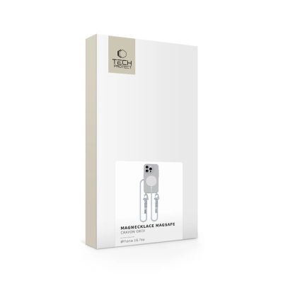 5. Etui Tech-Protect MagNecklace MagSafe na iPhone 15 Pro - szare