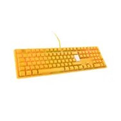 10. Ducky One 3 Yellow klawiatura Gaming USB Niemiecki Żółty