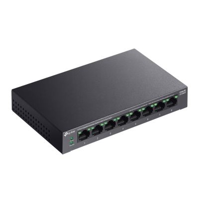 4. TP-Link LiteWave LS108GP przełącznik sieciowy Nie zarządzany Gigabit Ethernet (10/100/1000) Obsługa PoE Czarny