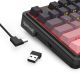 7. REDRAGON K728SP-RGB-PRO Antonium Pro klawiatura USB + RF Wireless + Bluetooth Czarny, Różowy
