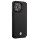 4. Etui BMW Leather Diamond Pattern na iPhone 14 Pro - czarne
