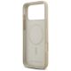 7. Etui Karl Lagerfeld Silicone Karl Sketch & Logo MagSafe na iPhone 17 Pro Max - brązowe