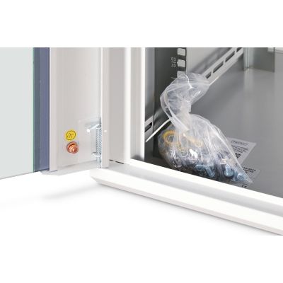 36. Szafa sieciowa wisząca DYNAmic 19" 9U rack 600x600, drzwi szyba, szary, niedzielona, złożona, 60kg